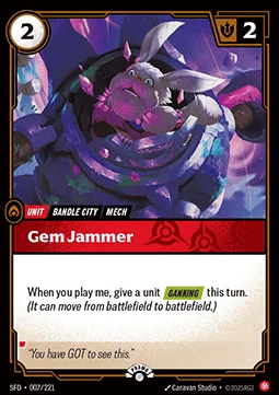 Gem Jammer - SFD-007-p - Promotional Cards - Riftbound card